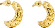 Kate Spade New York banana statement hoop earrings