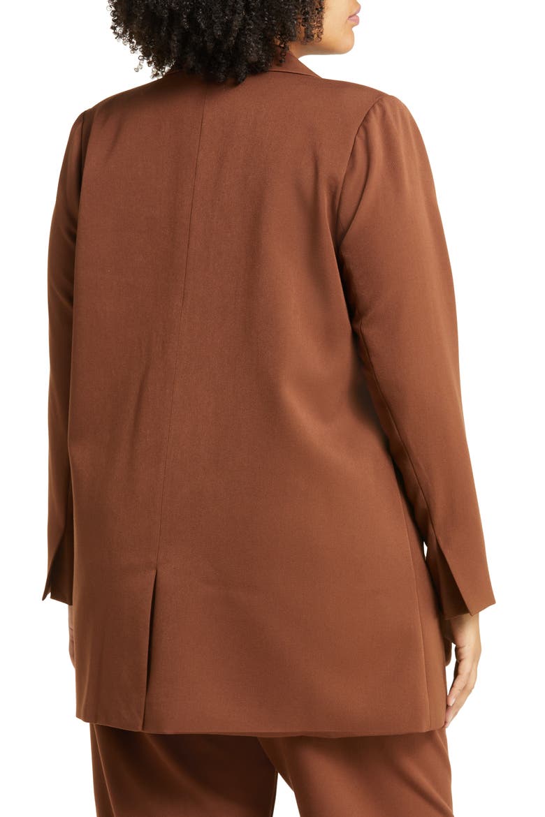 Imani Longline Blazer, Alternate, color, POTTING SOIL