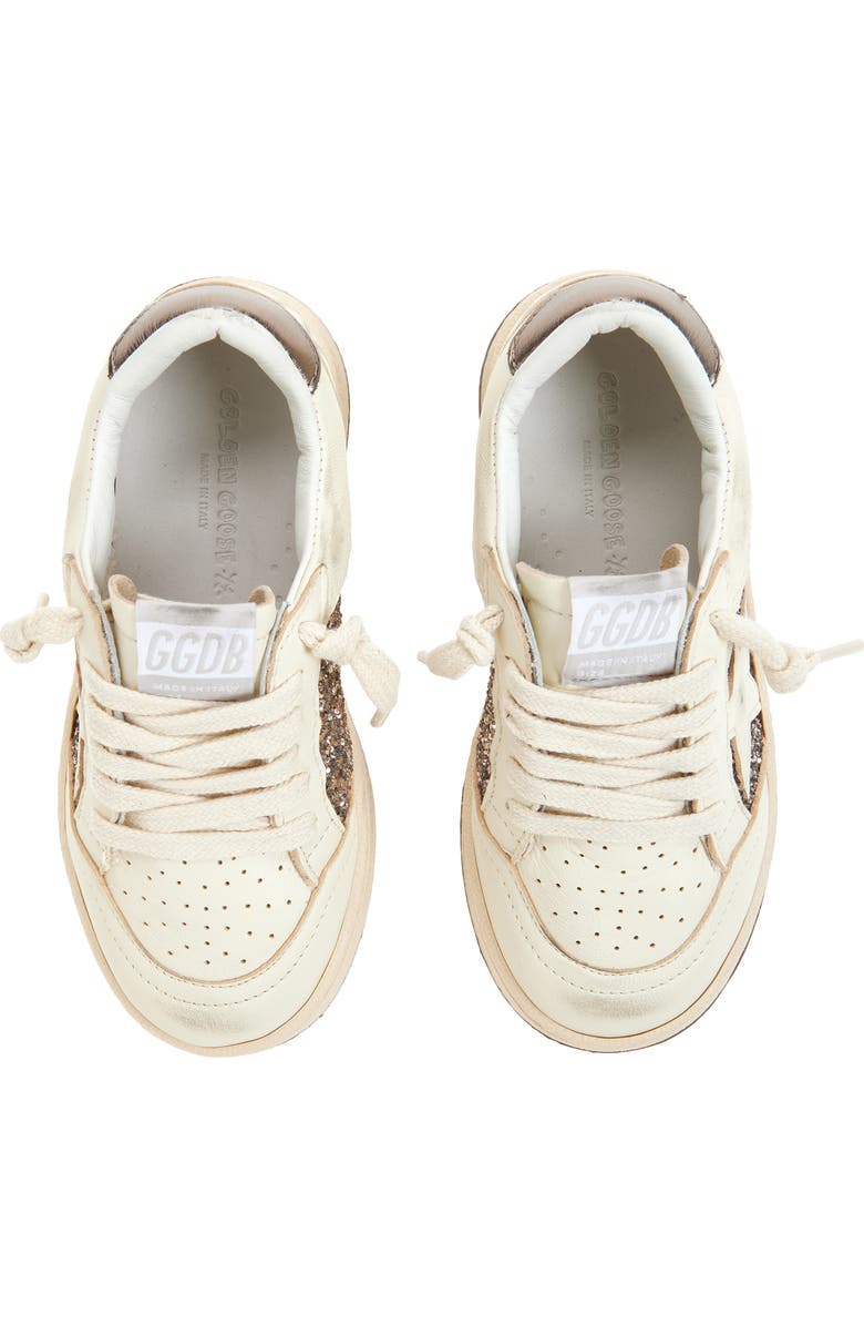 Golden Goose Kids' Ball Star Sneaker, Alternate, color, Taupe/ White