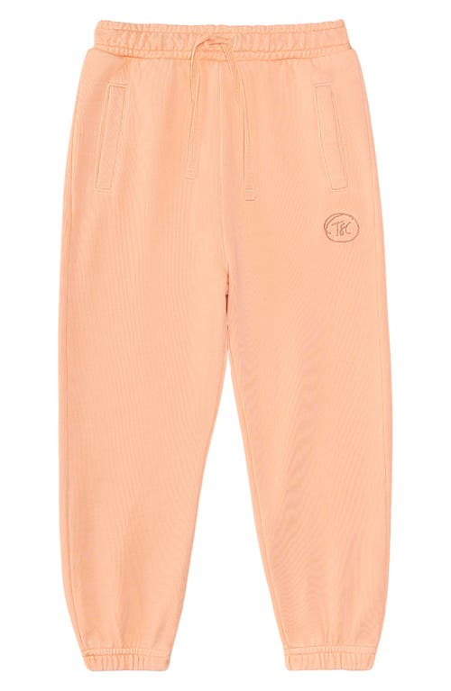 The Sunday Collective Kids' Natural Dye Everyday Joggers in Peach 