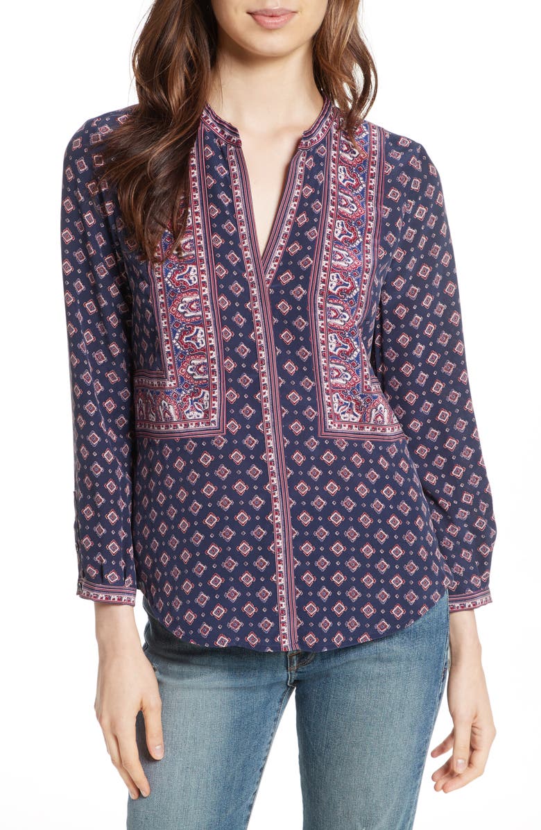 Joie Aisa Silk Blouse, Main, color, 