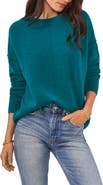Vince Camuto Exposed Seam Crewneck Sweater