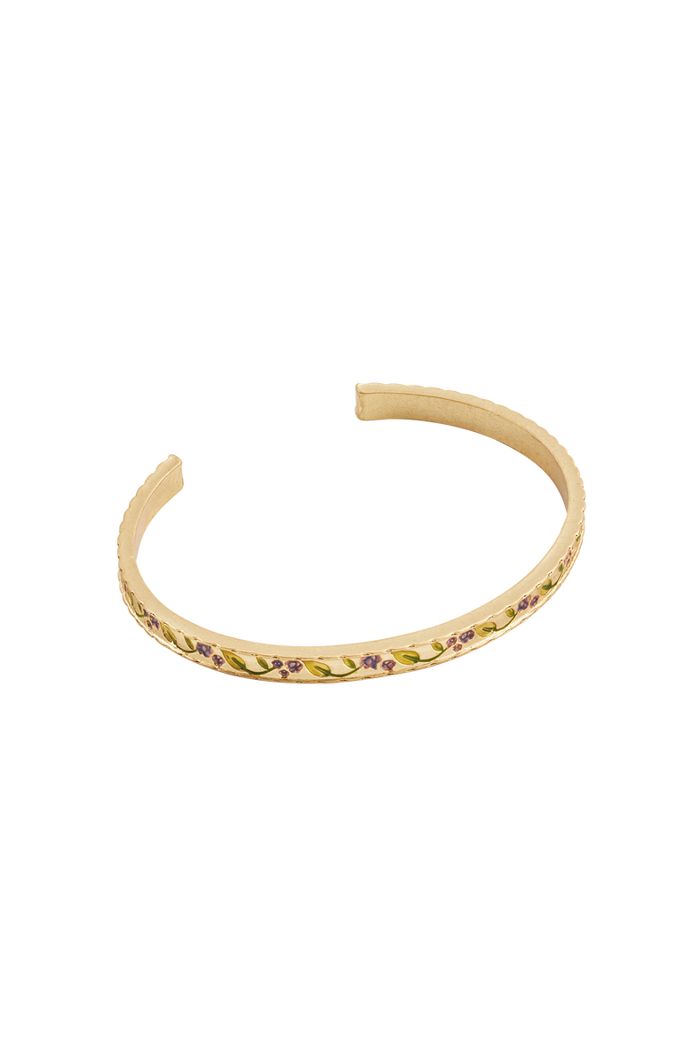 Fable England Blackberry Bramble Gold Bangle, Alternate, color, Gold