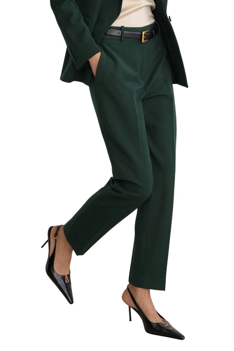 Gabi Slim Fit Suit Trousers, Alternate, color, GREEN