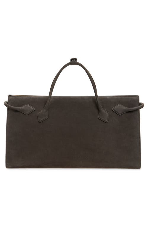 Alaïa Le Teckel Suede Tote In Gray