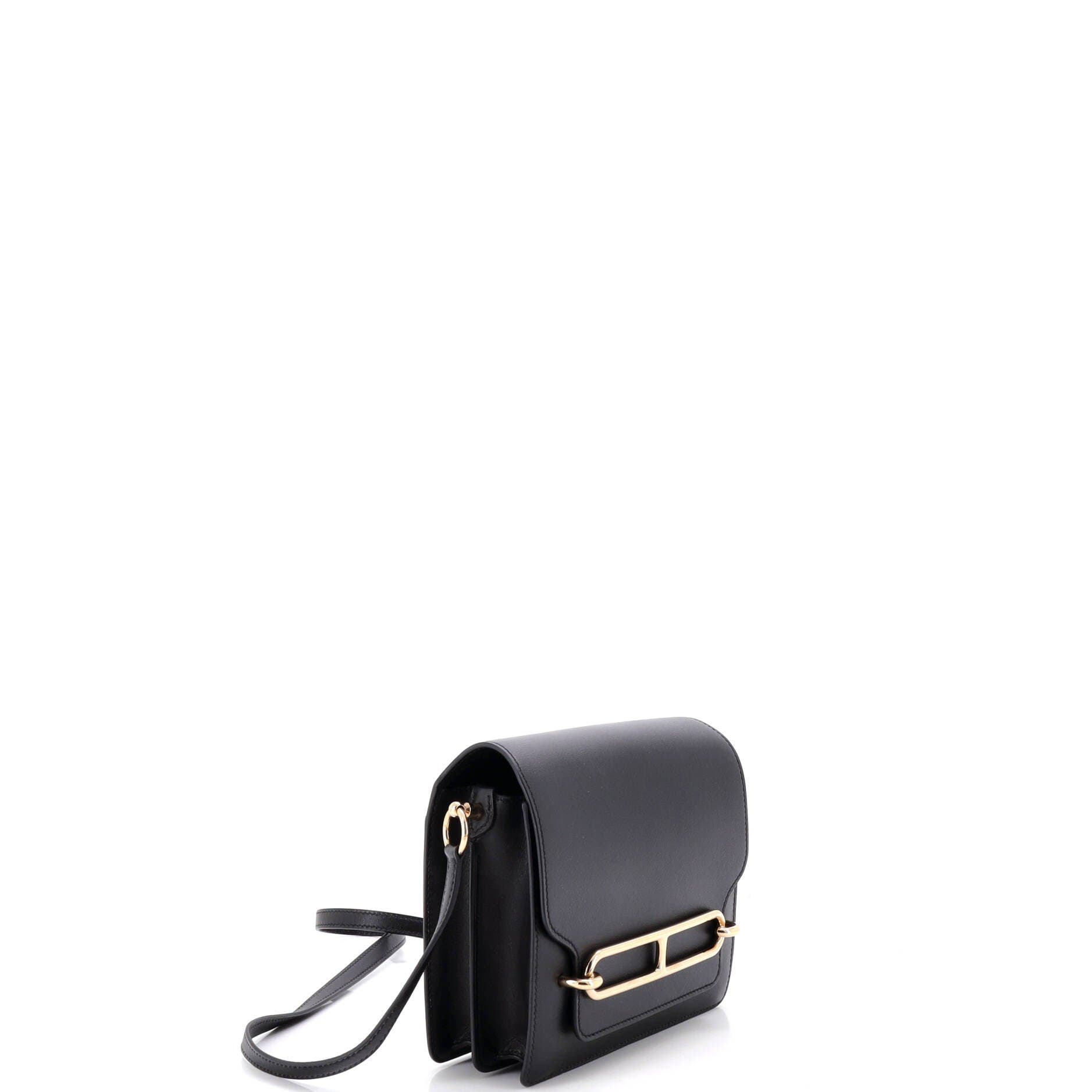 Pre-Owned Hermes Roulis Bag Swift 18, Alternate, color, Noir