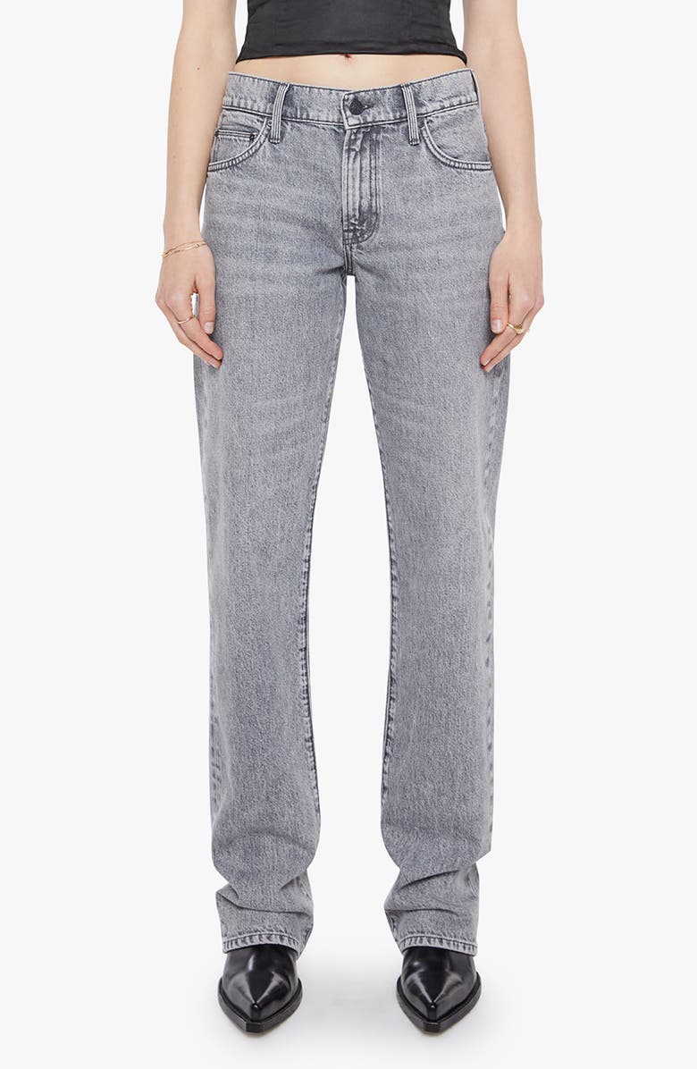 MOTHER SNACKS! The Relish Heel Bootcut Jeans, Main, color, Earl Grey