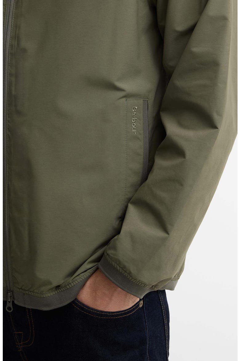Stoneport Showerproof Hooded Jacket, Alternate, color, DUSTY OLIVE