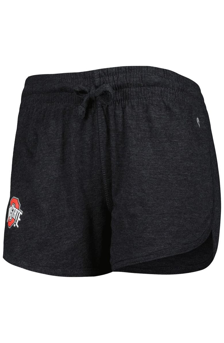 COLOSSEUM Women's Colosseum Heather Black Ohio State Buckeyes Simone Core Shorts, Alternate, color, 