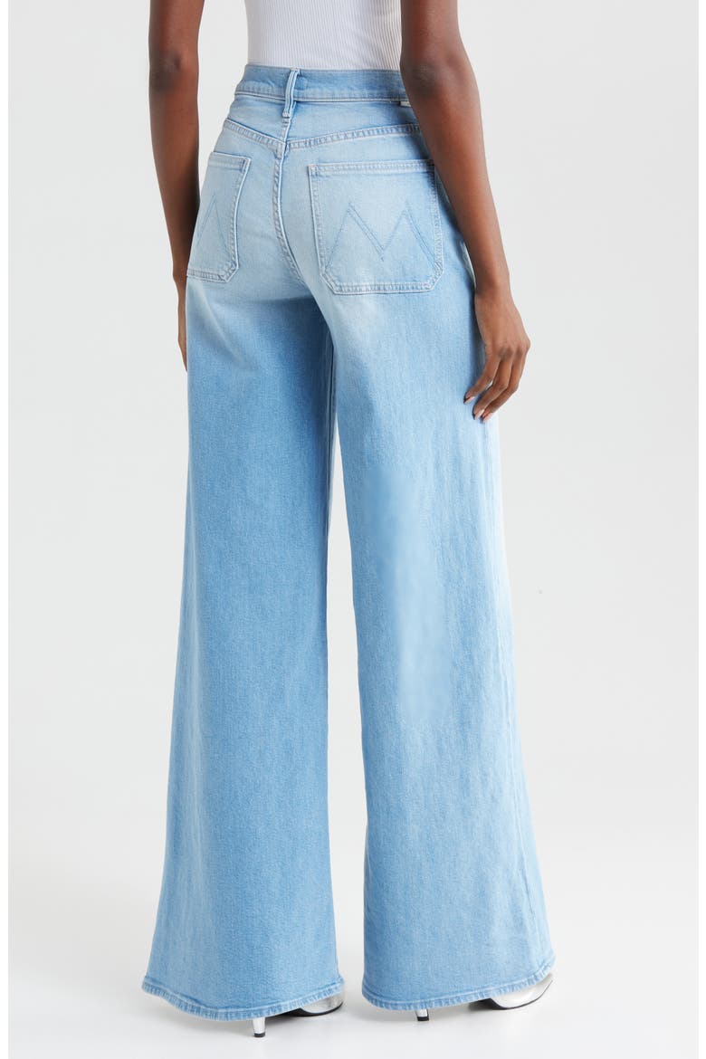 The Patch Pocket Undercover Sneak High Waist Wide Leg Jeans, Alternate, color, FRIENDLY REMINDER