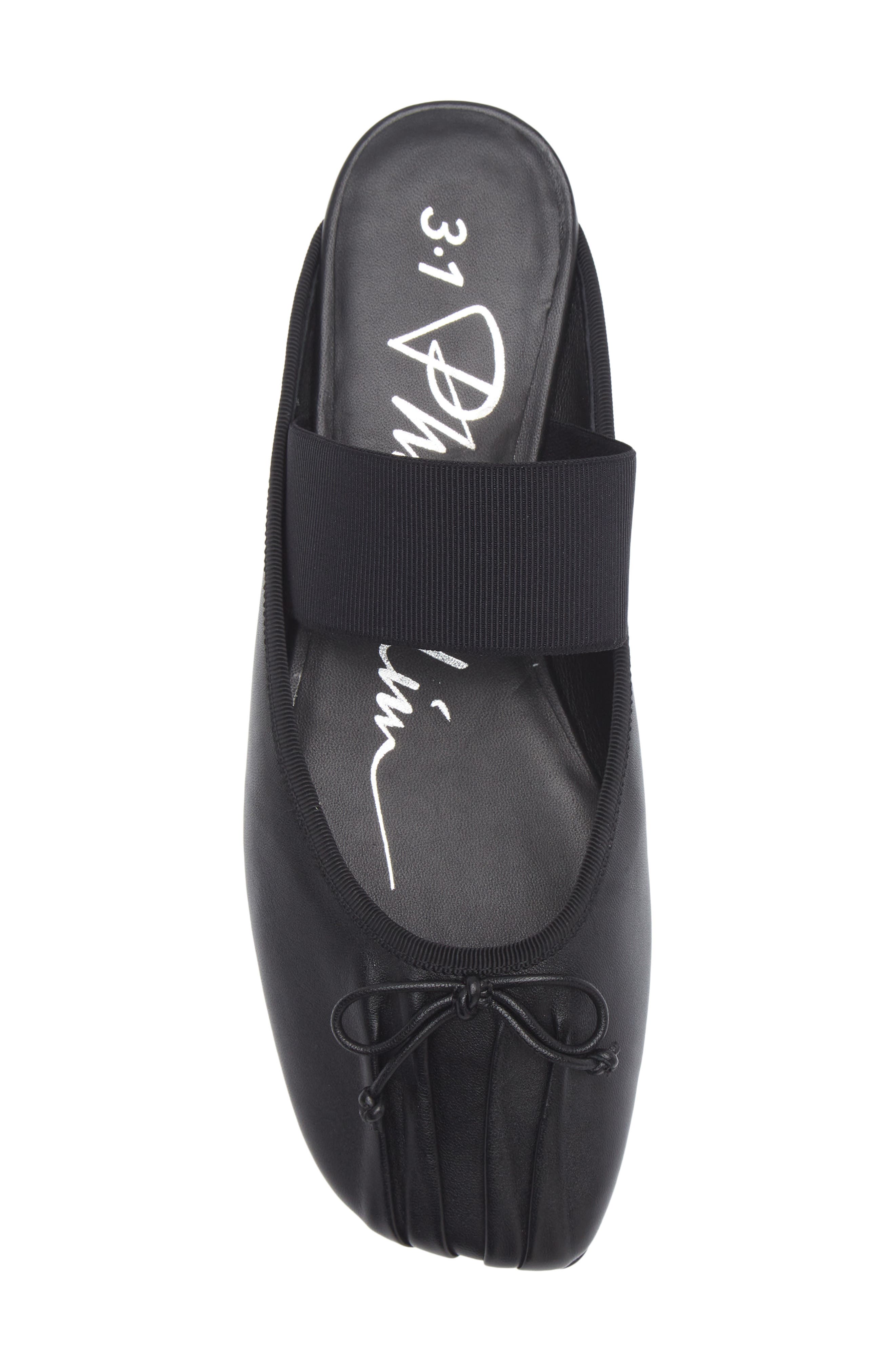 3.1 Phillip Lim Ballerina Mule, Alternate, color, Black