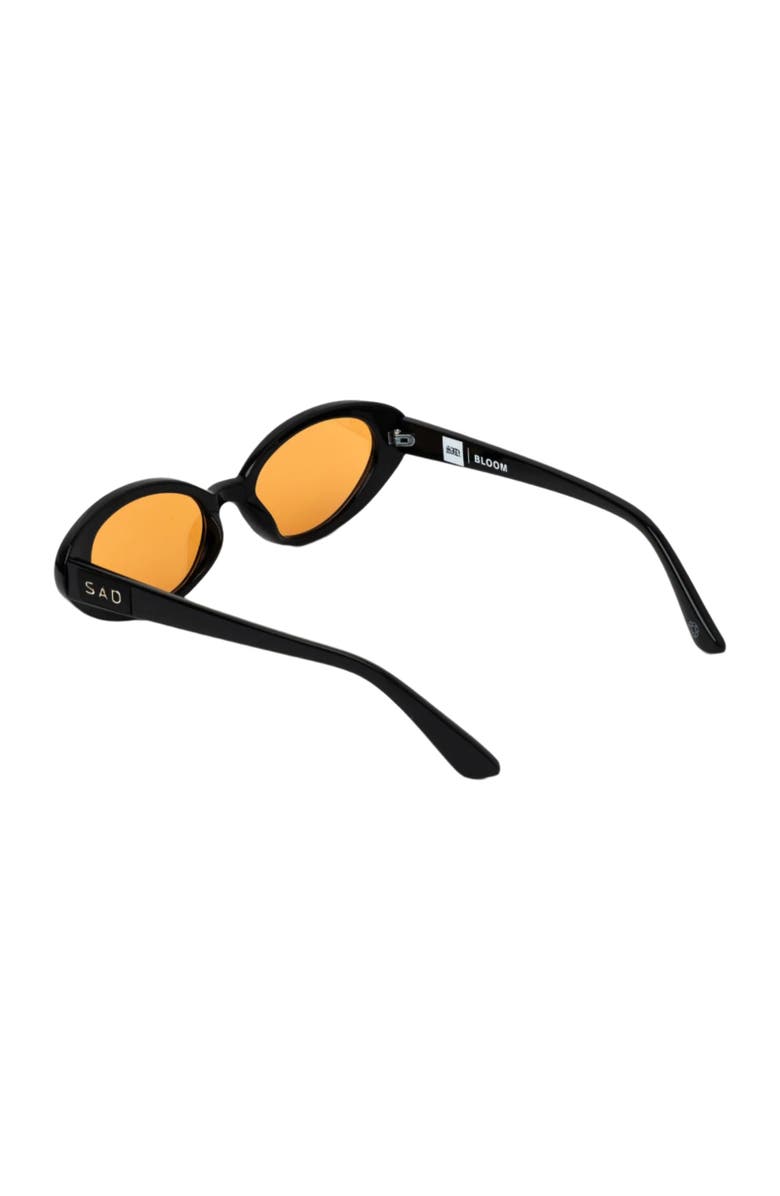 Sad Eyewear Bloom Sunglasses, Alternate, color, Gloss Black Tint