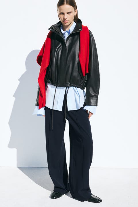 Dressy Barrel-leg Pants