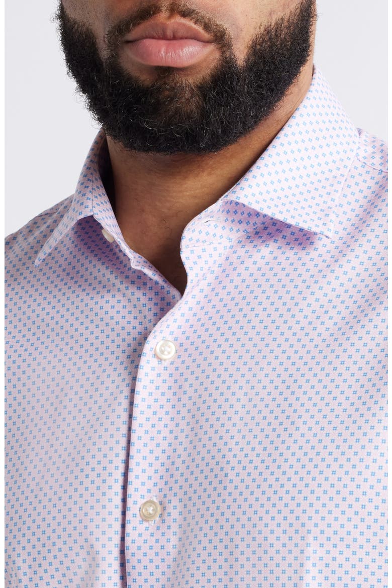 Hudson Performance Button-Up Shirt, Alternate, color, PALMER PINK