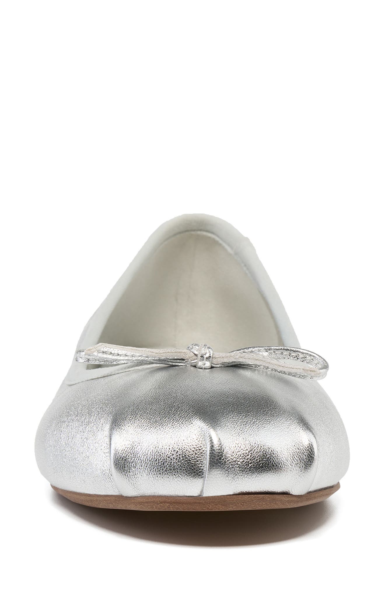 Grace Footwear Reims Ballerina Flat, Alternate, color, Silver