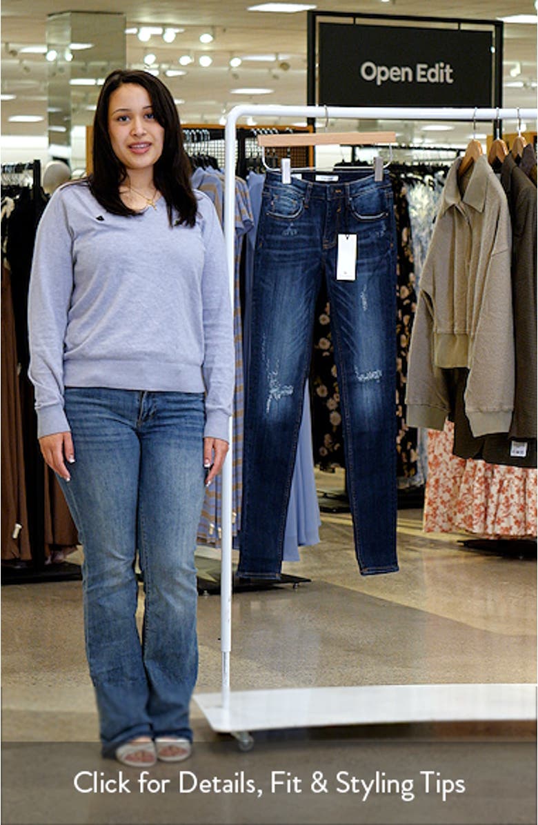 Jagger Distressed Skinny Jeans, sales video thumbnail