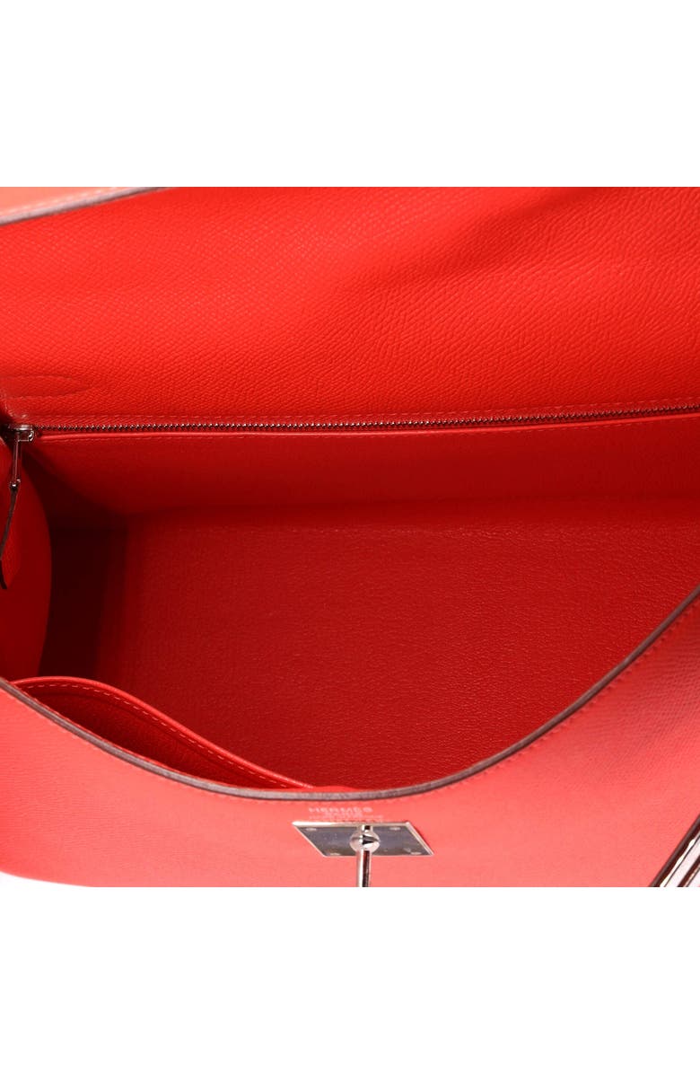 Pre-Owned Hermes Kelly Handbag Red Epsom with Palladium Hardware 32, Alternate, color, Rouge Pivoine