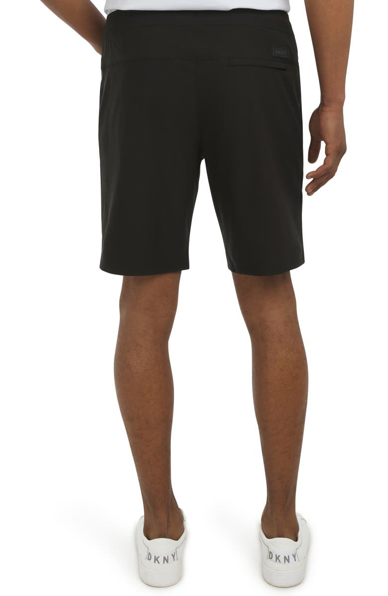DKNY SPORTSWEAR Riker Tech Shorts, Alternate, color, Black