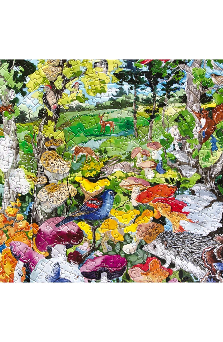 eeBoo Piece and Love Piece&Love Edible Mushrooms 500 Pc Octagonal Puzzle, Alternate, color, 