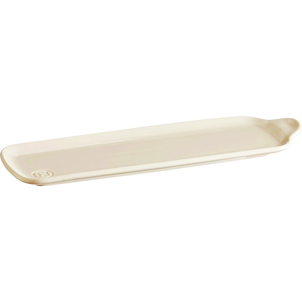 Emile Henry 16.5" X 4" Long Appetizer Platter In Clay