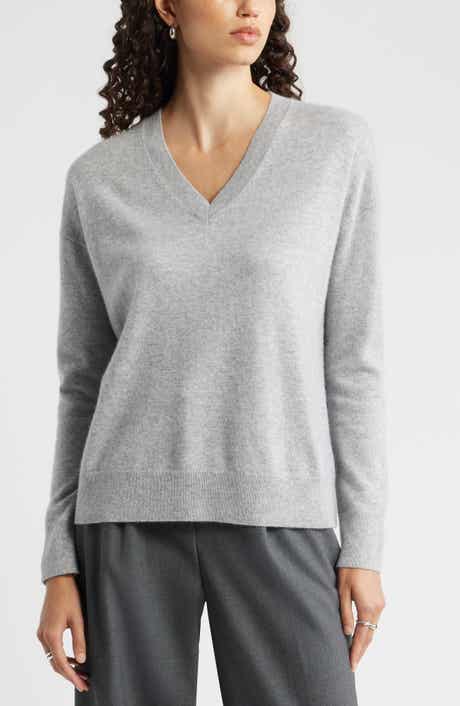 Nordstrom V-Neck Cashmere Sweater