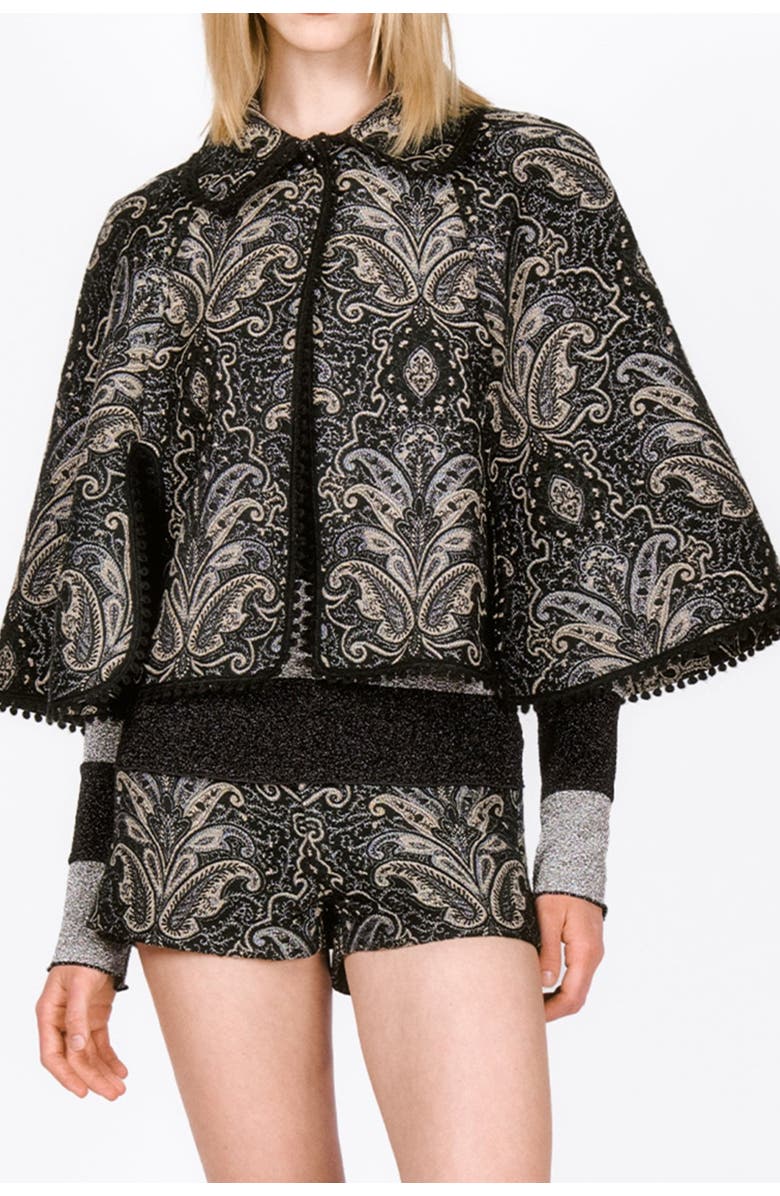 Anna Sui Tapestry Cape, Main, color, 