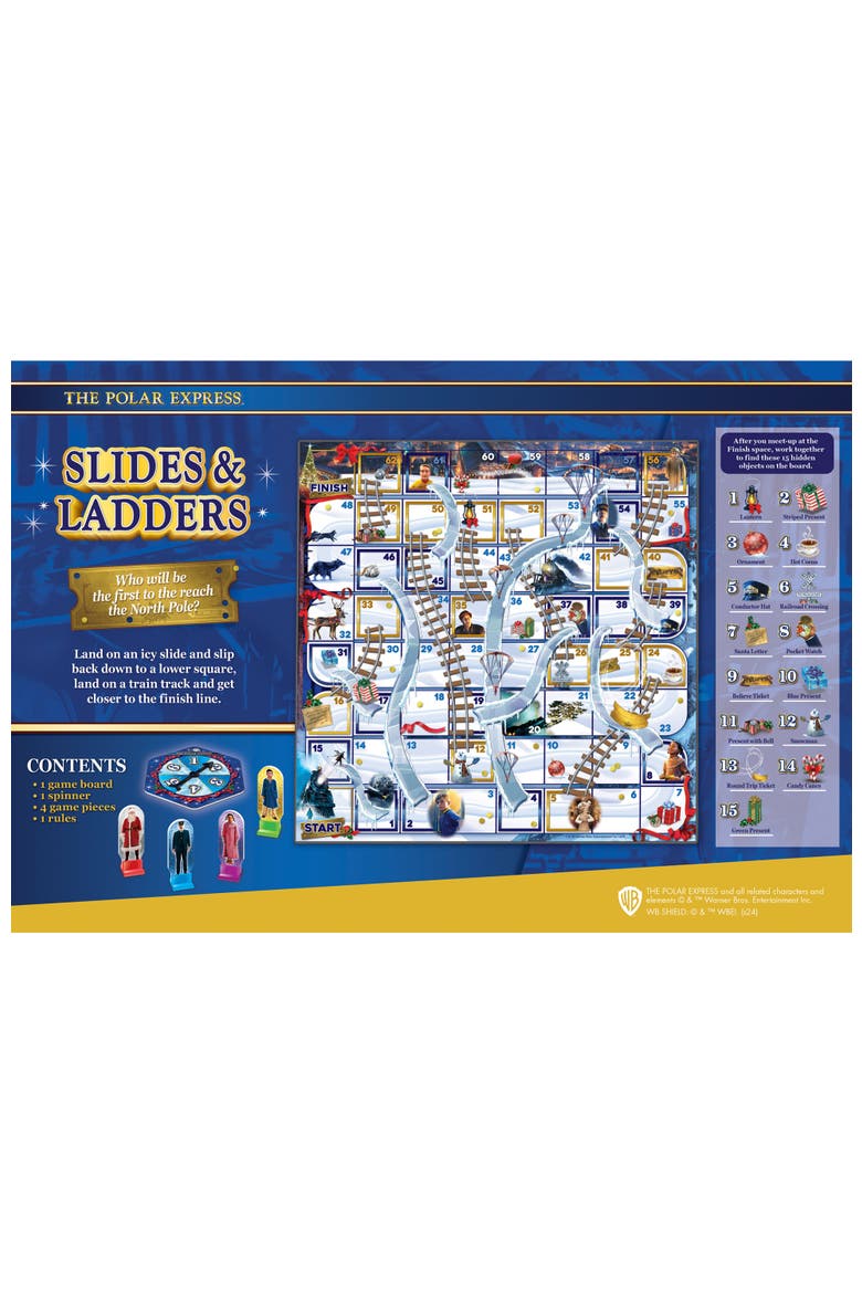 The Polar Express Slides & Ladders Game, Alternate, color, Multicolor