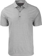 Cutter & Buck Forge Heather Stripe Recycled Blend Polo