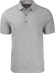 Cutter & Buck Forge Heather Stripe Recycled Blend Polo
