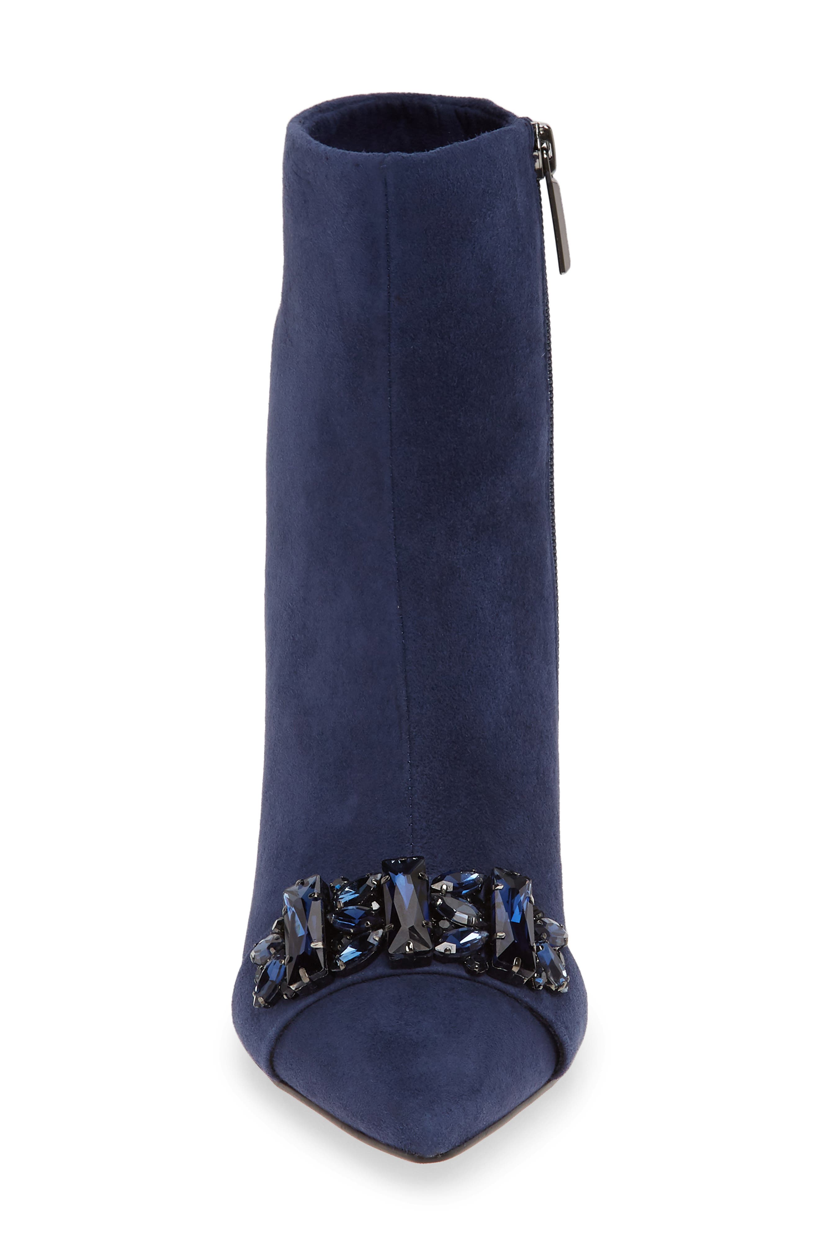 Rika Bootie, Alternate, color, NAVY SUEDE