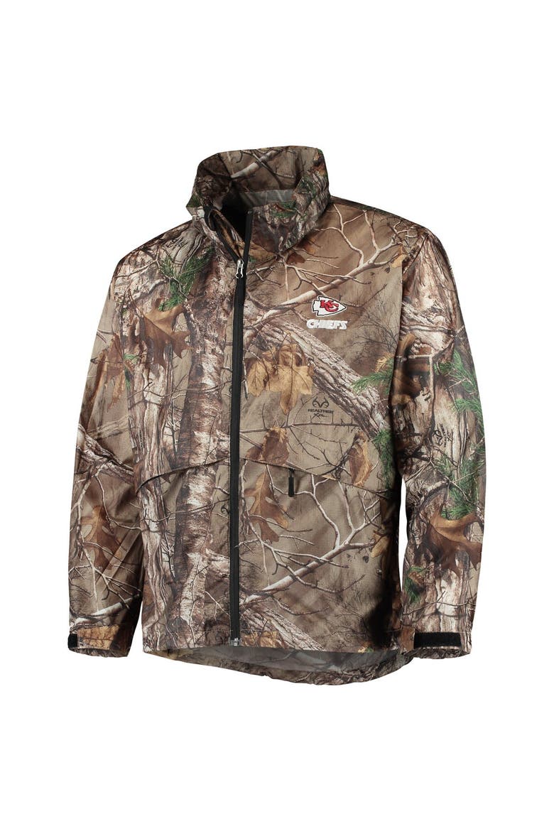 Men's Dunbrooke Realtree Camo Kansas City Chiefs Circle Sportsman Waterproof Packable Full-Zip Jacket, Alternate, color, Realtree Camo