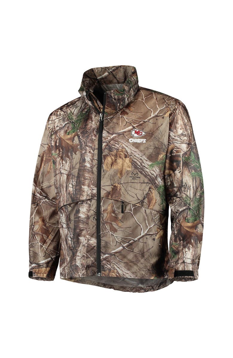 DUNBROOKE Men's Dunbrooke Realtree Camo Kansas City Chiefs Circle Sportsman Waterproof Packable Full-Zip Jacket, Alternate, color, 