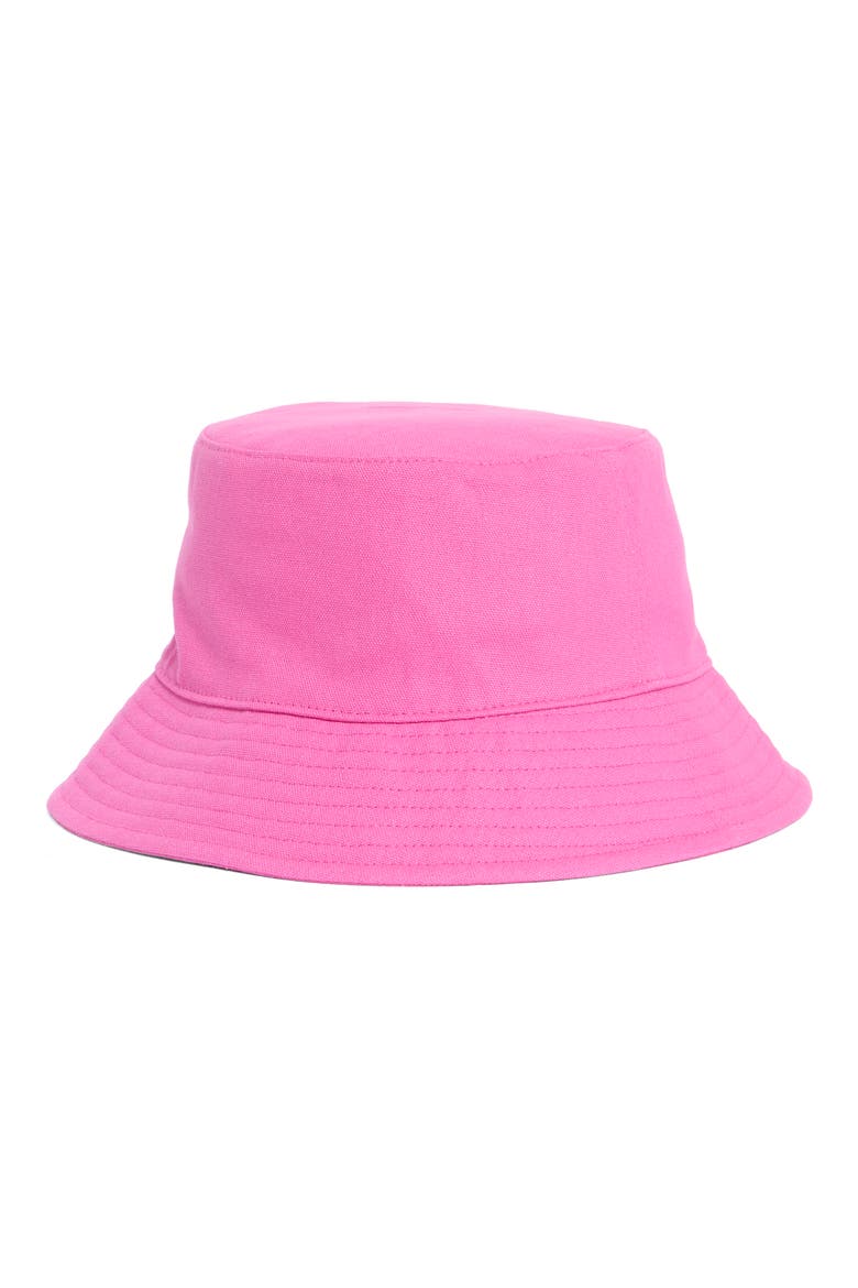 Evil Eye Embellished Bucket Hat, Alternate, color, FUSCHIA