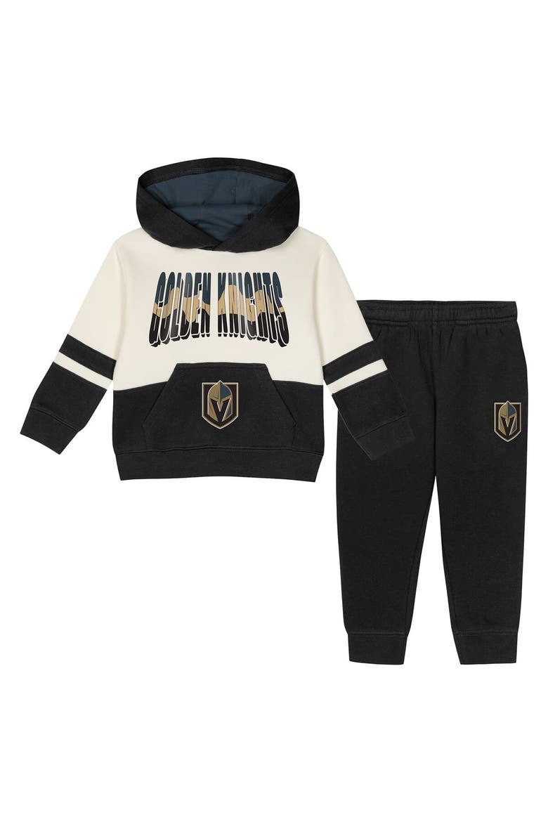 Toddler Outerstuff Black Vegas Golden Knights Chants and Cheers Fleece Hoodie and Pants Set, Main, color, Black