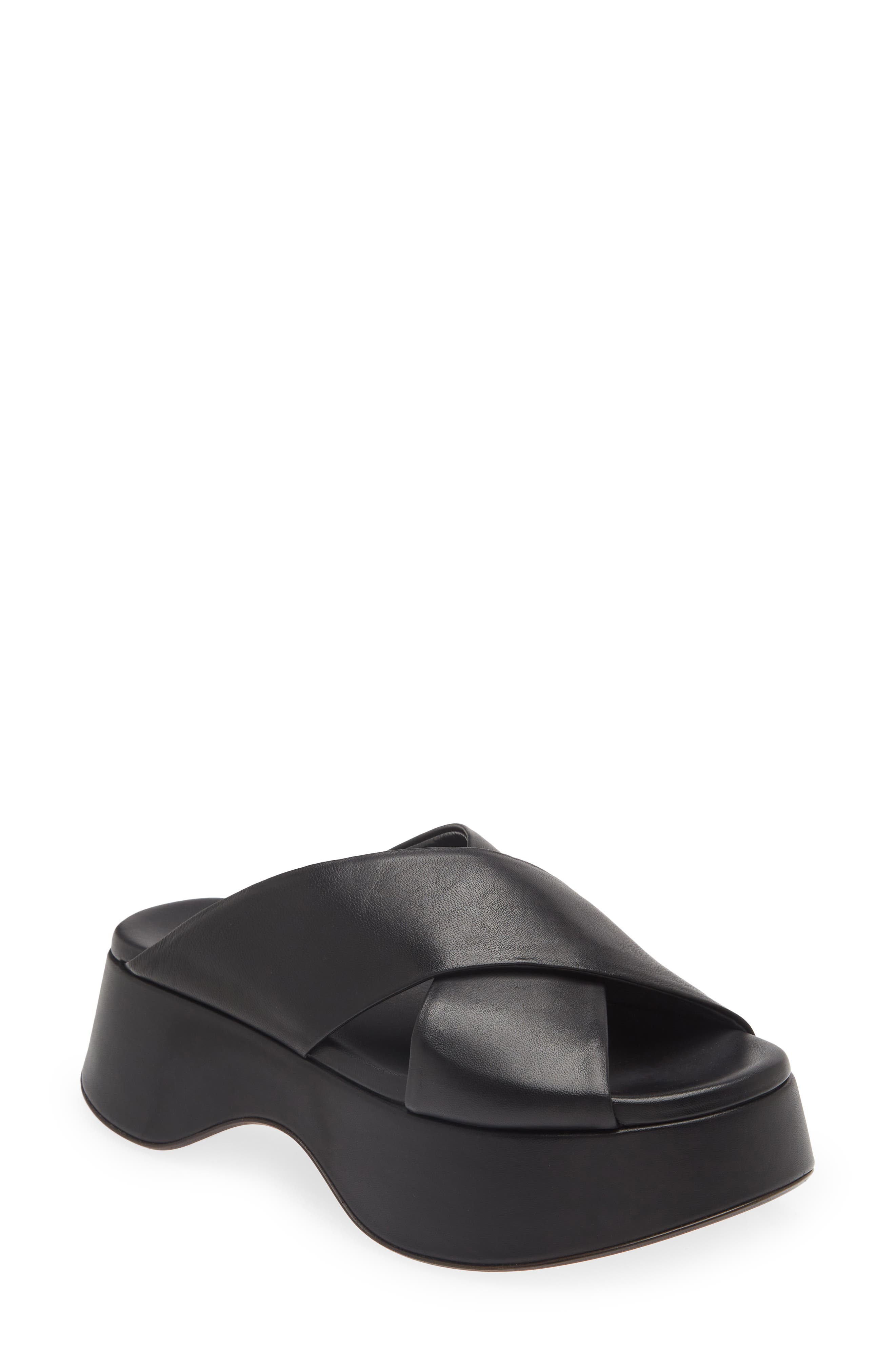 AGL Lil Sis Crisscross Platform Slide Sandal, Main, color, 