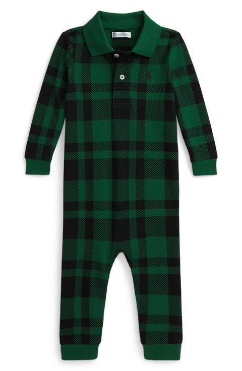 Plaid Cotton Romper (Baby)