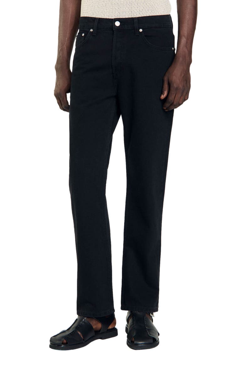 SANDRO Straight-fit jeans, Alternate, color, 