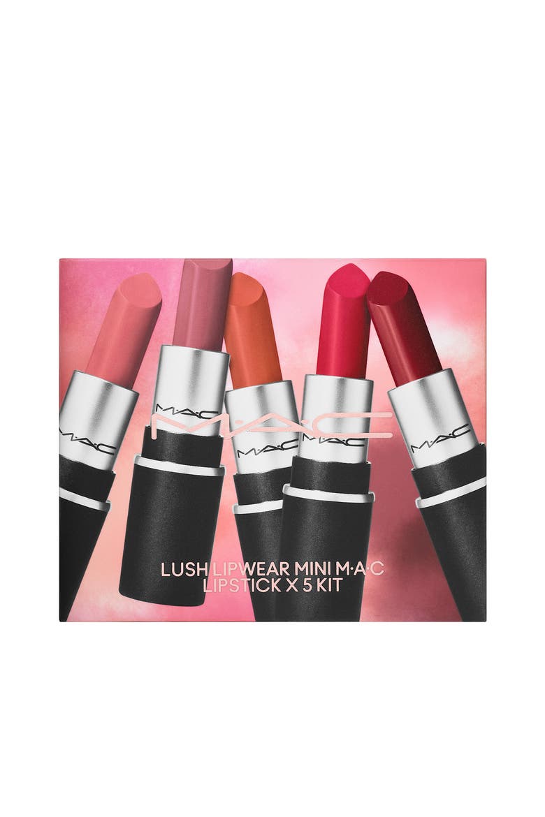 Boldly Bare Mini MAC Lipstick Set $65 Value, Alternate, color, PINK