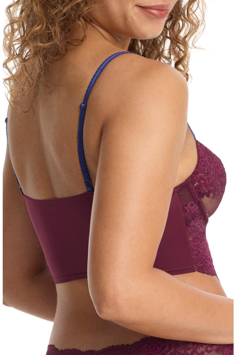 Captivate Lace Corset Cami, Alternate, color, Figgy/Nocturnal