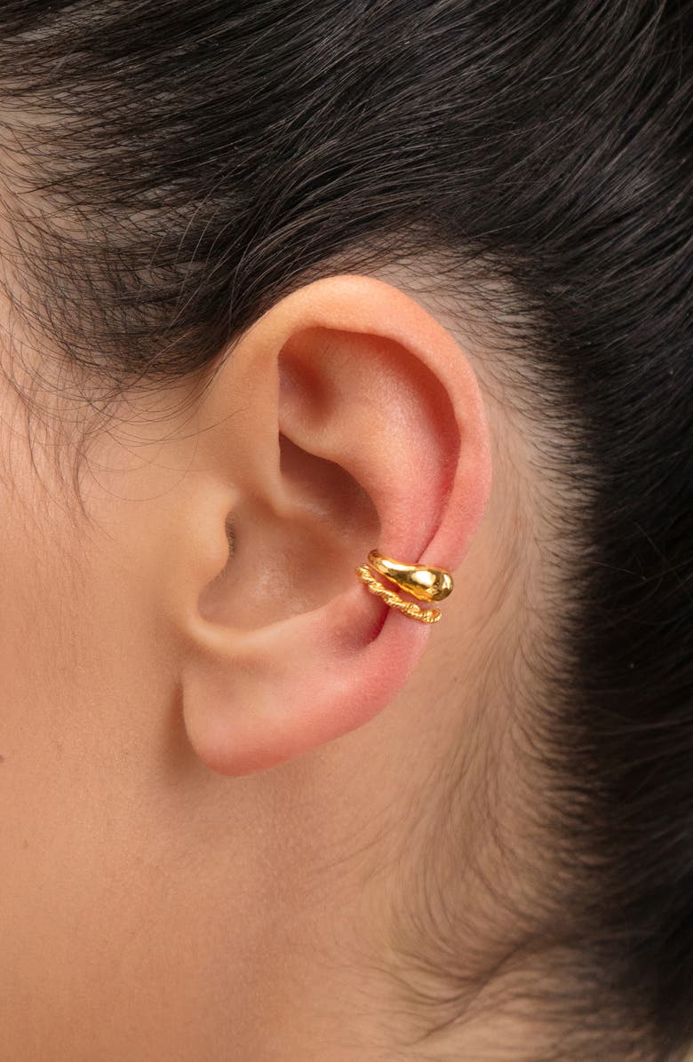 Monica Vinader Corda Ear Cuff, Alternate, color, 