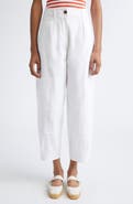 Max Mara Bautta Cotton Stretch Twill Cargo Ankle Pants