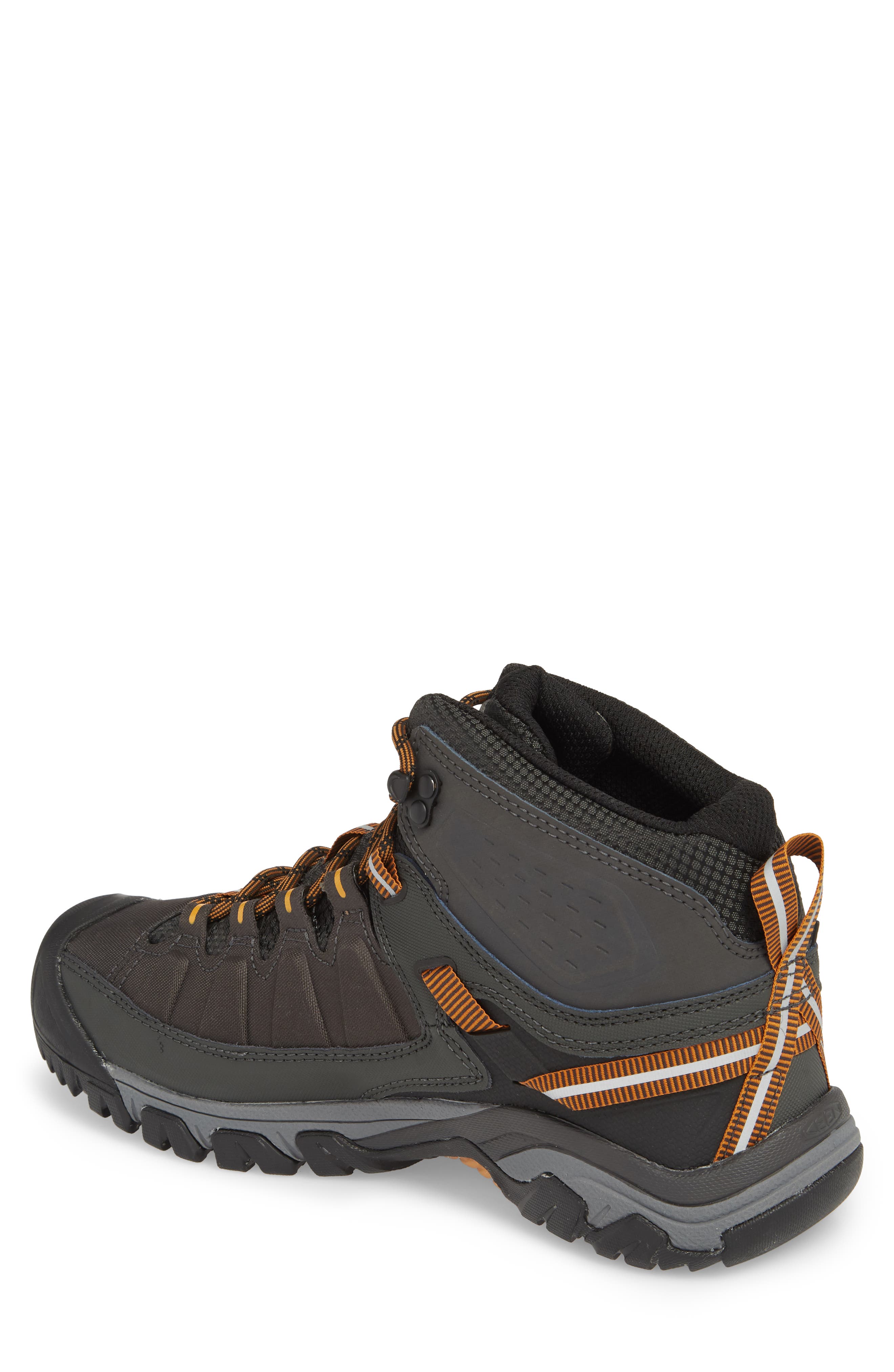 Targhee EXP Mid Waterproof Hiking Boot, Alternate, color, RAVEN/INCA GOLD