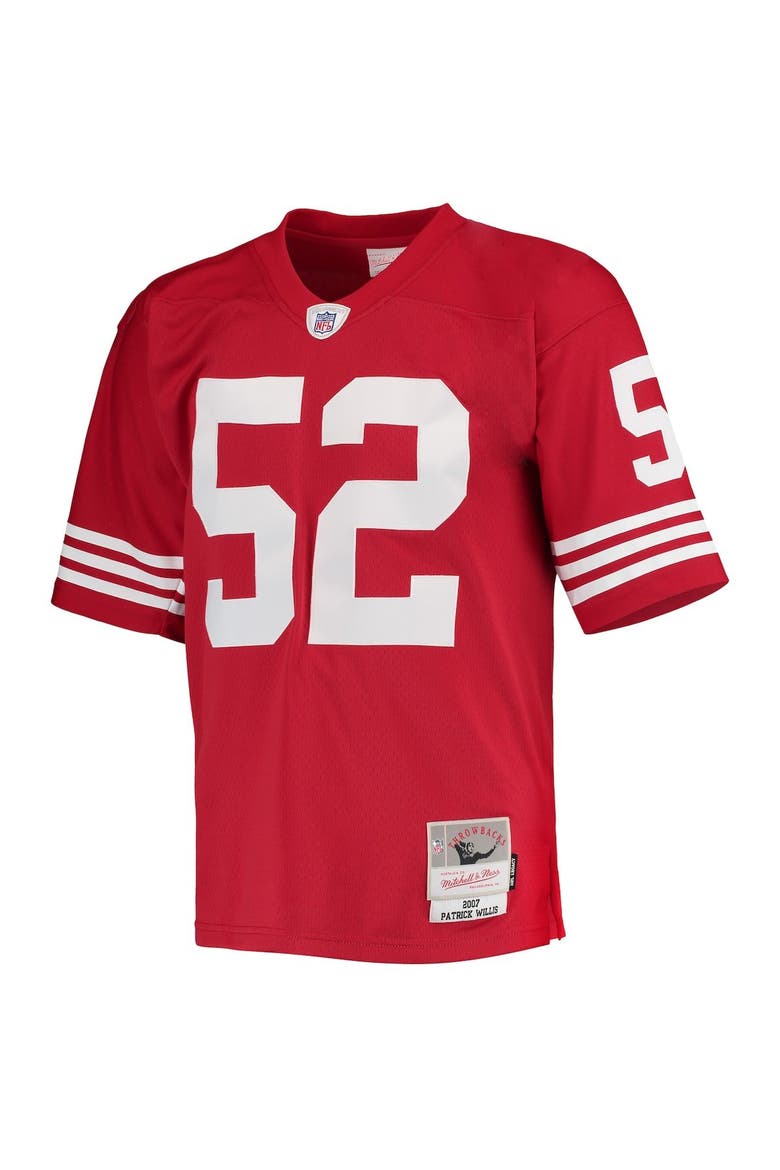 Men's Mitchell & Ness Patrick Willis Scarlet San Francisco 49ers Legacy Replica Jersey, Alternate, color, Scarlet