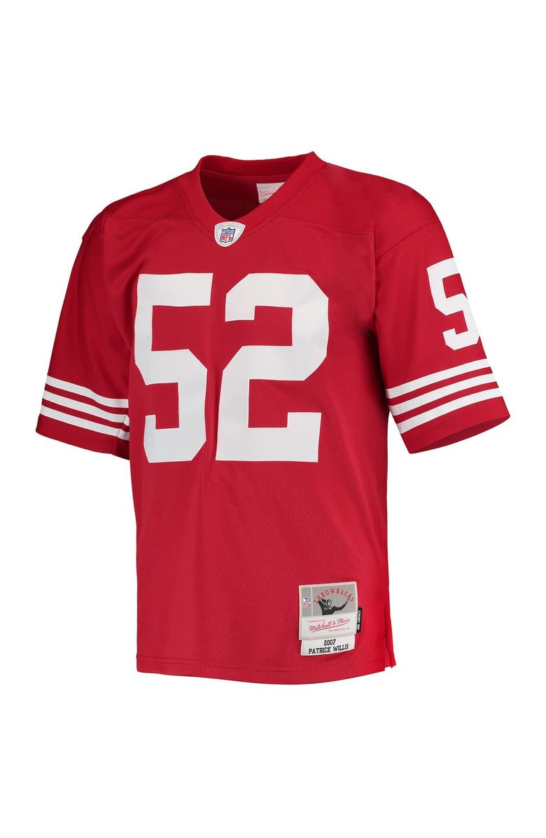 Mitchell & Ness Men's Mitchell & Ness Patrick Willis Scarlet San Francisco 49ers Legacy Replica Jersey, Alternate, color, Scarlet