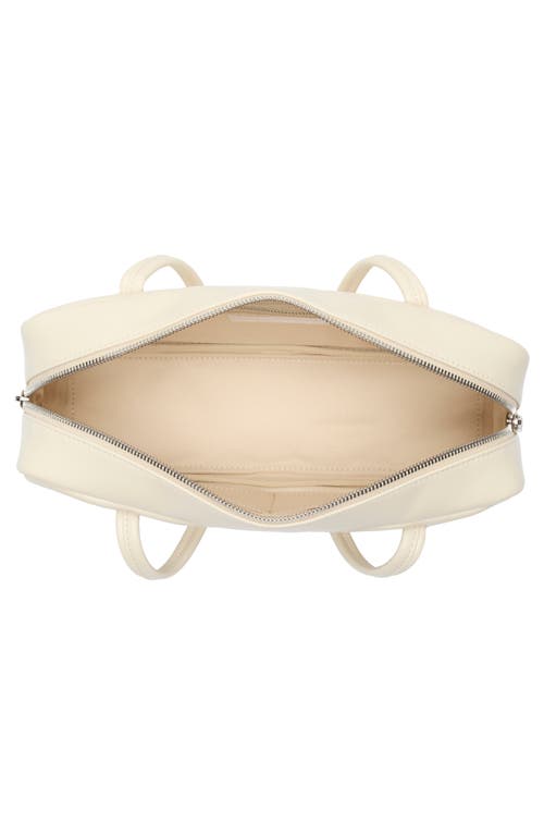 Stand Oil More Faux Leather Baguette Bag In White