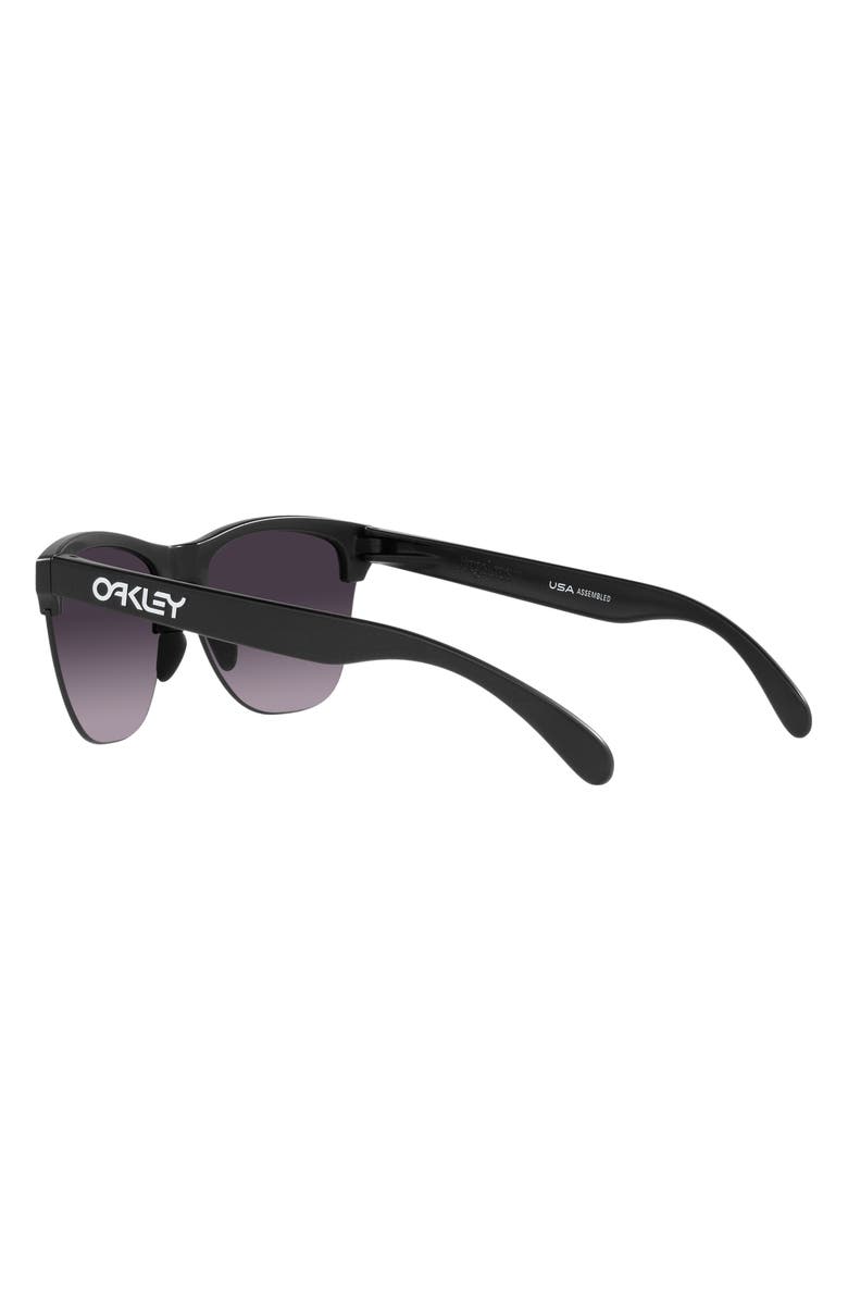 Oakley Frogskins Lite 63mm Oversized Round Sunglasses, Alternate, color, Matte Black