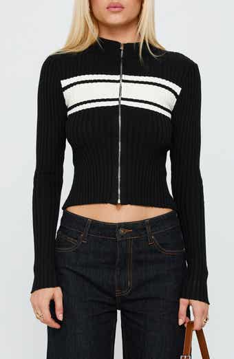 Decisive Zip Cardigan