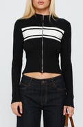 Princess Polly Decisive Zip Cardigan