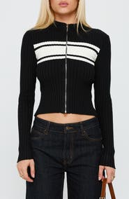 Princess Polly Decisive Zip Cardigan