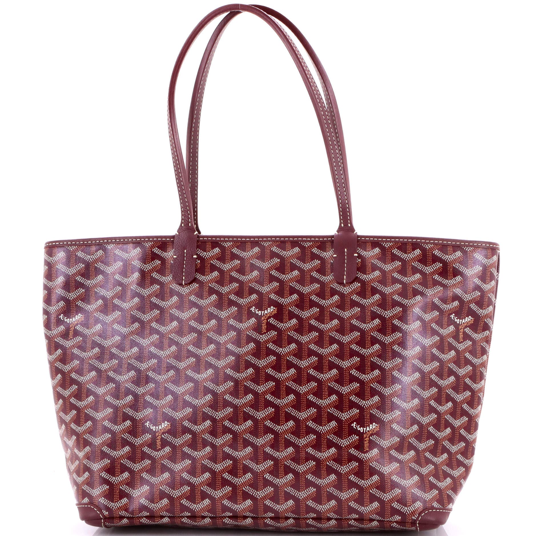 Pre-Owned Goyard Artois Tote Coated Canvas PM, Main, color, Purple